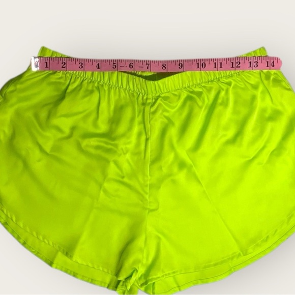 NWT | Ettitude | Signature Sateen Shorties | Lime Green | Small - Picture 8 of 12